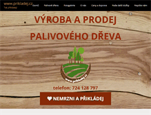 Tablet Screenshot of prikladej.cz